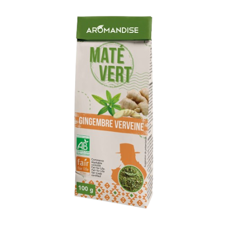 Maté vert sauvage, gingembre, verveine