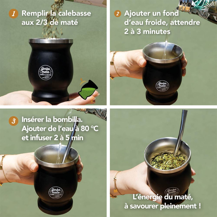 Maté gourmand cacao tonka - tutoriel - Aromandise
