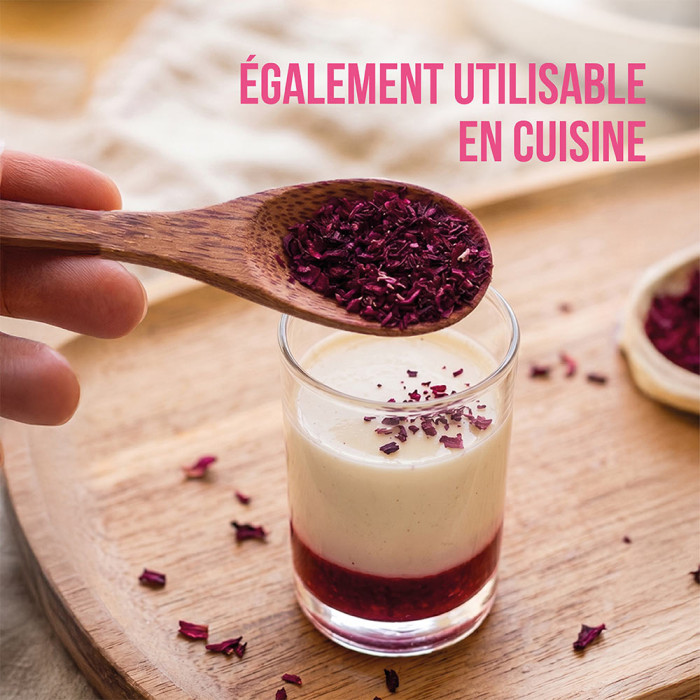 Pétales d'hibiscus - Fleurs à croquer - Aromandise - Informations