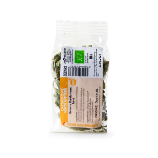 CARDAMOME VERTE ENTIÈRE sachet zéro plastique - face