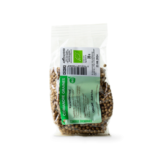 CORIANDRE EN GRAINE sachet zéro plastique - face
