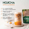 Poudre de thé vert Hojicha - recette latté à la vanille - Aromandise