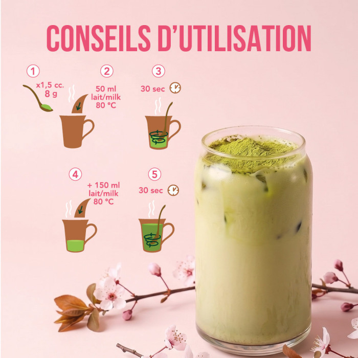 Matcha Douceur Bio - Conseils d'utilisation - Aromandise