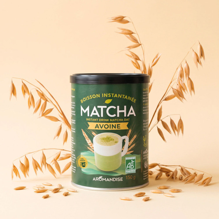 Matcha Latté Avoine Bio - Ambiance - Aromandise
