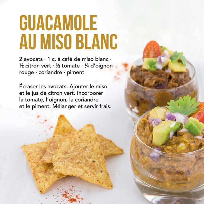 Miso Blanc Crémeux - épicerie japonaise - Aromandise - Recette guacamole au miso
