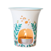 Diffuseur Jasmin en porcelaine pour résines - Les Encens du Monde - face