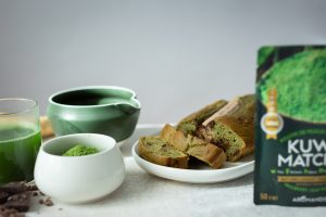 Banana Bread au Kuwa matcha et chocolat noir