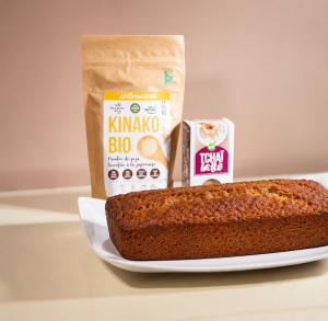 Gâteau kinako et latte chai