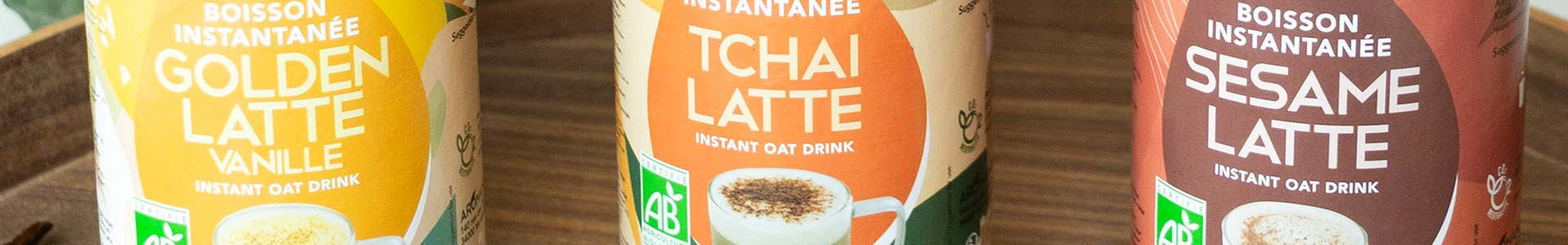 Lattes instantanés bio et boissons mushroom | Aromandise