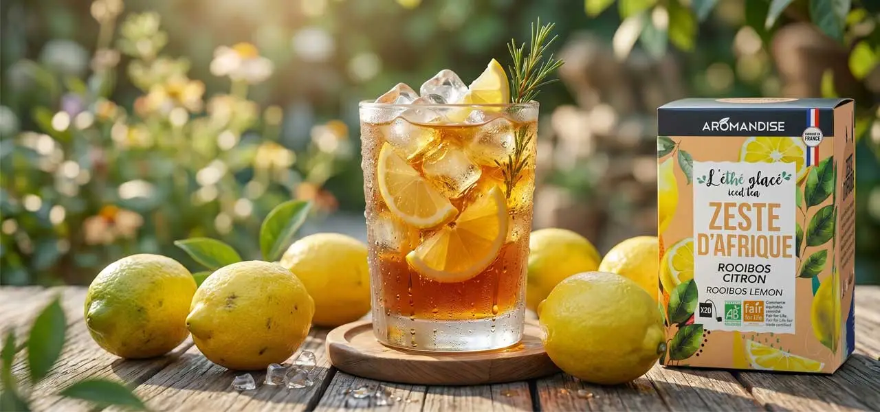 Thés glacés bio en infusettes, huiles essentielles - Aromandise