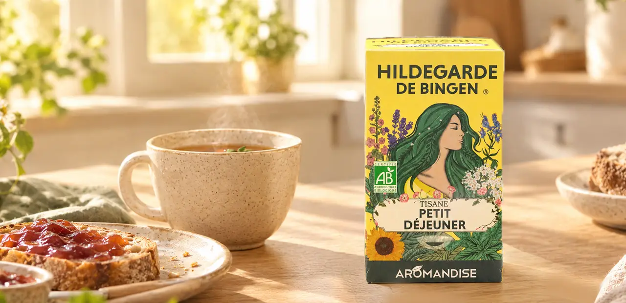 Tisane petit déjeuner Hildegarde sachets - Aromandise